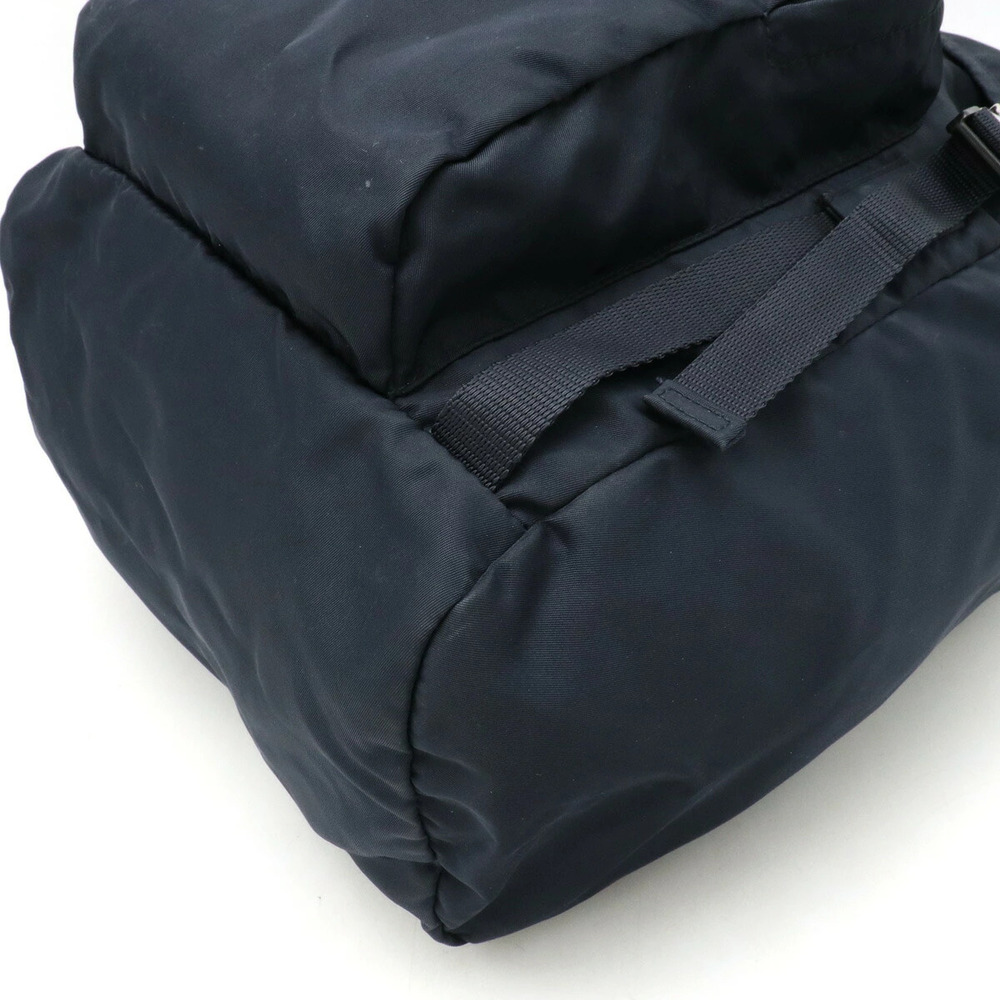 Prada Backpack Rucksack Daypack Canvas Navy Blue - Picture 3 of 8